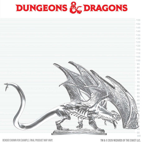 D&D Nolzur's Marvelous Unpainted Miniatures: Young Sapphire Dragon