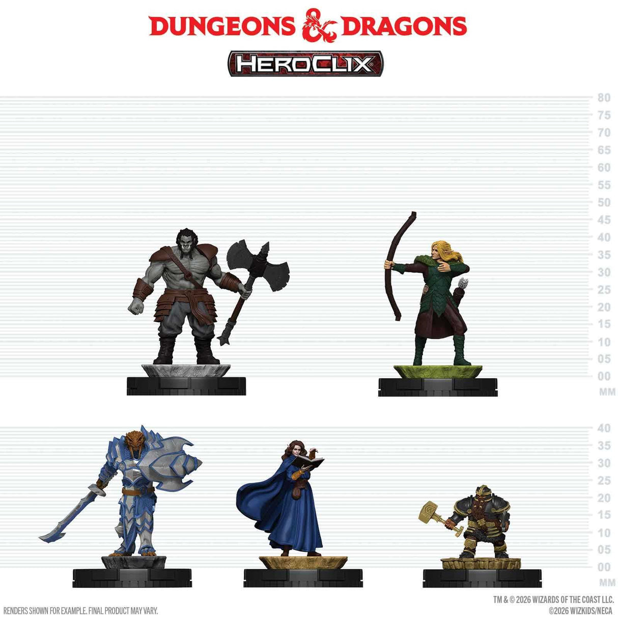 Dungeons & Dragons HeroClix: Series One Booster Brick - 8ct