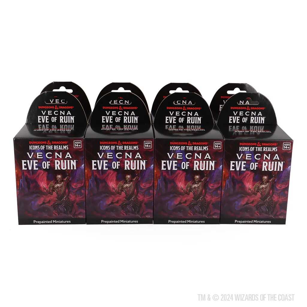 D&D Icons of the Realms: Vecna: Eve of Ruin - 8 ct. Booster Brick (Set 32)