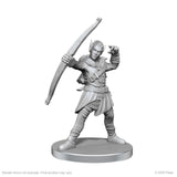 Pathfinder Deep Cuts Unpainted Miniatures: Elf Hunter & Catfolk Bandit (W26)