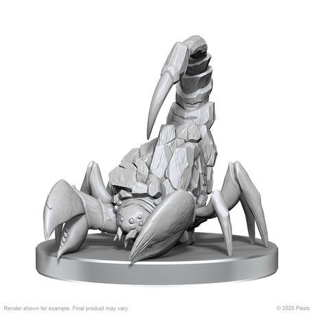 Pathfinder Deep Cuts Unpainted Miniatures: Cave Scorpion & Hunting Spider (W26)
