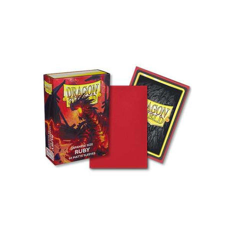 Dragon Shield Matte Japanese Size - Ruby (60)
